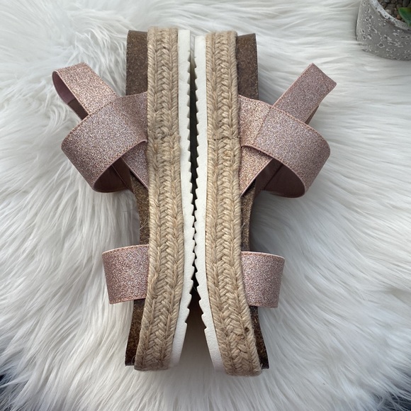 Madden Girl platform sparkle glitter sandal - Picture 3 of 5